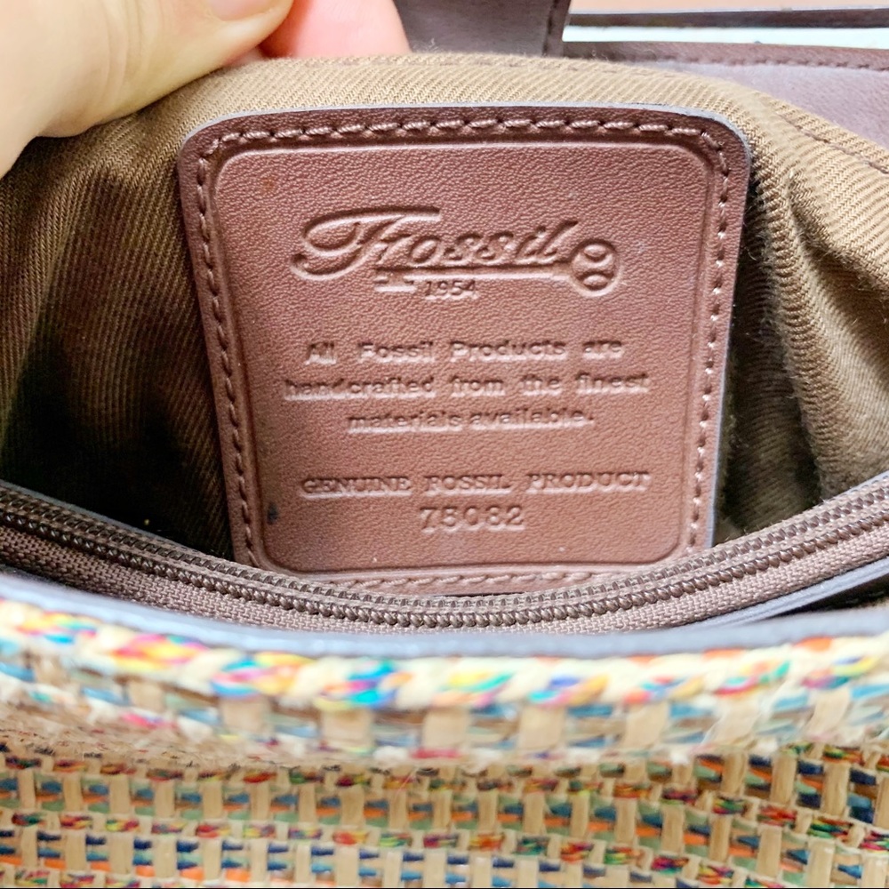 Fossil Multi Color Shoulder Bag - image 6